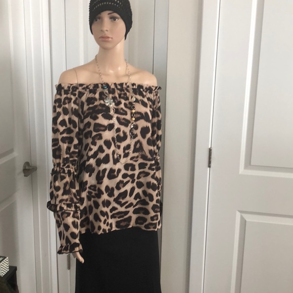 Zoyne Tops - Zoyne Sexy Leopard Top(Final Sale)